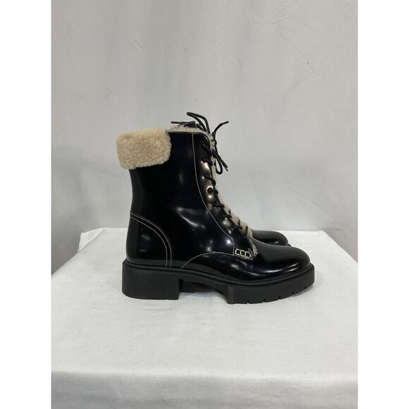 Coach 'Leighton' Black Bootie 7.5 - Picture 2 of 6